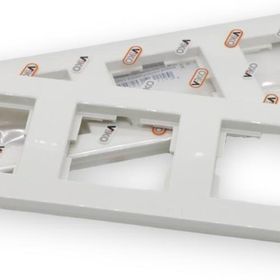 Viko 90960203 Karre Beyaz 3'lü Paket Dörtlü Çerçeve