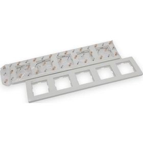 Viko 90960204 Karre Beyaz 3'lü Paket Beşli Çerçeve