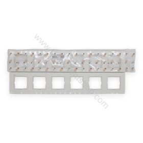 Viko 90960205 Karre Beyaz 3'lü Paket Altılı Çerçeve