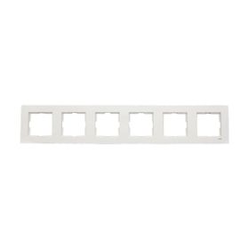 Viko 90960205 Karre Beyaz 3'lü Paket Altılı Çerçeve