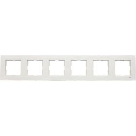Viko 90960205 Karre Beyaz 3'lü Paket Altılı Çerçeve
