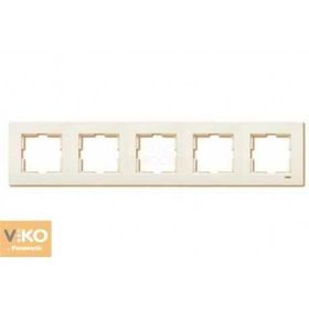 Viko 90960214 Karre Krem 5'li Yatay Çerçeve