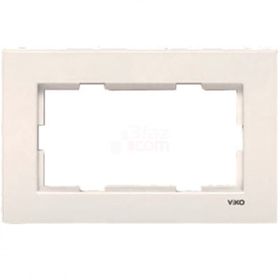 Viko 90960216 Krem 2'li Sıva Altı Çerçeve