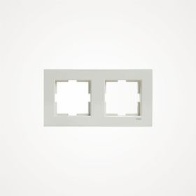 Viko 90960241 Karre İkili Beyaz Çerçeve