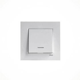 Viko 90960714 Beyaz Işıklı Anahtar
