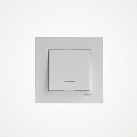 Viko 90960714 Beyaz Işıklı Anahtar