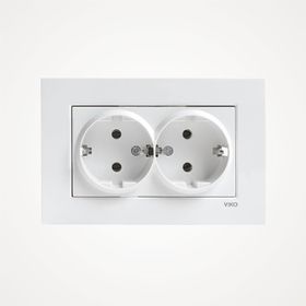 Viko 90960756 Topraklı 2'li Priz