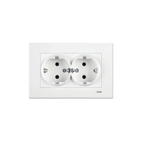 Viko 90960756 Topraklı 2'li Priz