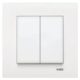 Viko 90967002-12 Karre 12'li Beyaz Çerçeve Dahil Komütatör