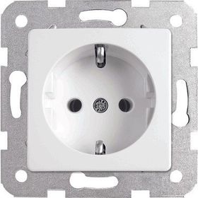Viko 90967008 Karre Beyaz Topraklı Priz Çerçevesiz Duvar Anahtarı