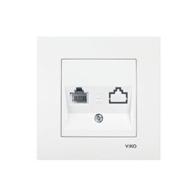 Viko 90967013 Beyaz Karre Numeris Telefon Prizi