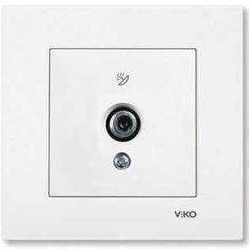 Viko 90967038 Karre Meridian Beyaz F Konnektörlü 10 dB Geçişli Uydu Prizi