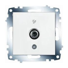 Viko 90967038 Karre Meridian Beyaz F Konnektörlü 10 dB Geçişli Uydu Prizi