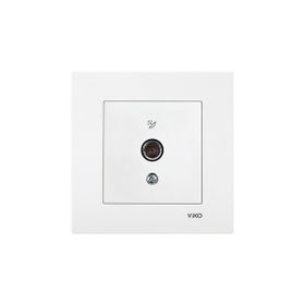 Viko 90967038 Karre Meridian Beyaz F Konnektörlü 10 dB Geçişli Uydu Prizi