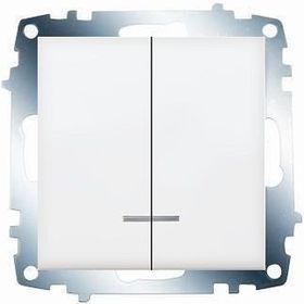 Viko 90967050 Karre Meridian Beyaz Işıklı Komütatör