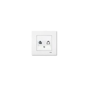 Viko 90967062 Meridian Jacksız Beyaz Data Prizi