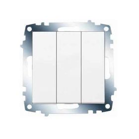 Viko 90967068 Meridian Karre Beyaz Çerçevesiz Üçlü Anahtar