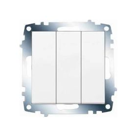 Viko 90967068 Meridian Karre Beyaz Çerçevesiz Üçlü Anahtar