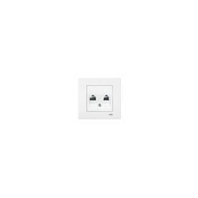 Viko 90967079 Karre Meridian Beyaz İkili Data Cat6 Prizi