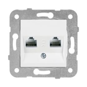 Viko 90967081 Karre Meridian Beyaz Data Nümeris Cat6 Cat3 Çerçeve Hariç Mekanizma