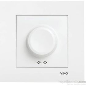 Viko 90967129 Karre Meridian Beyaz Pro RL Led 6-100 W Dimmer