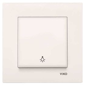 Viko 90967203 Karre Meridian Krem Light Çerçeve Hariç Mekanizma