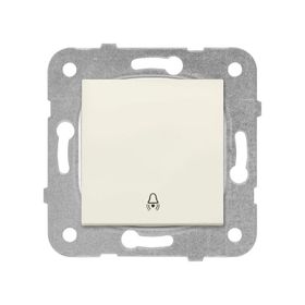 Viko 90967205 Karre Meridian Çerçevesiz Krem Kapı Otomatiği Anahtar
