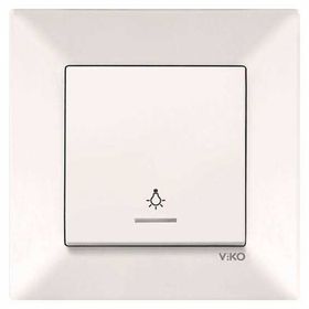 Viko 90967214 Karre Meridian Krem Işık Light Çerçeve Hariç Mekanizma