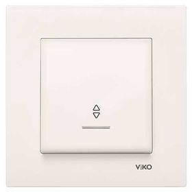 Viko 90967263 Karre Meridian Krem Işıklı Çerçeve Hariç Mekanizma Vavien