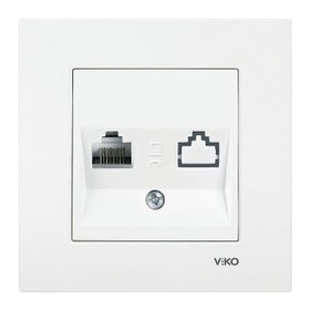 Viko 90967278 Karre Meridian Krem Tekli Data Cat6 Prizi