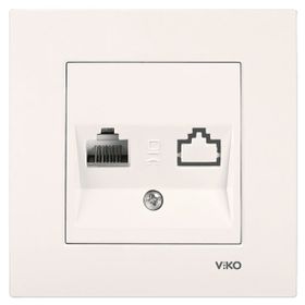 Viko 90967278 Karre Meridian Krem Tekli Data Cat6 Prizi