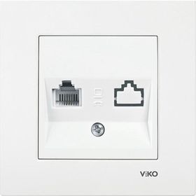 Viko 90967X13 Karre Numeris Telefon Priz