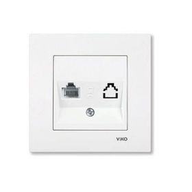 Viko 90967X13 Karre Numeris Telefon Priz