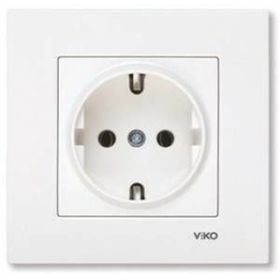 Viko 90967ZX08 Karre Topraklı Priz Sıva Altı Priz