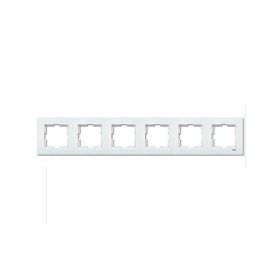 Viko 90979006 Meridian Beyaz 6'lı Yatay Çerçeve