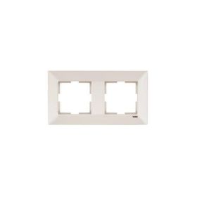 Viko 90979012 Meridian Krem 2'li Yatay Çerçeve