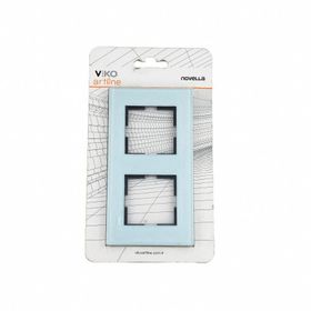Viko 92092252 Novella Cam Düz Açık Yeşil İkili Çerçeve