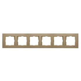 Viko 92190626 6'lı Novella Bronz Çerçeve
