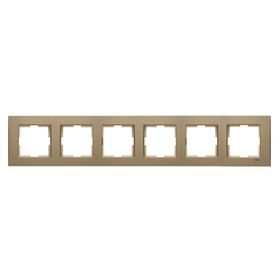 Viko 92190626 6'lı Novella Bronz Çerçeve