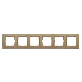 Viko 92190626 6'lı Novella Bronz Çerçeve