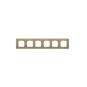 Viko 92190626 Artline Novella Bronz Altılı Çerçeve