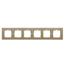 Viko 92190626 Artline Novella Bronz Altılı Çerçeve