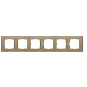 Viko 92190626 Artline Novella Bronz Altılı Çerçeve