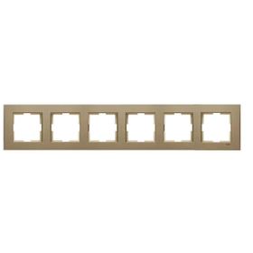 Viko 92190626 Artline Novella Bronz Altılı Çerçeve