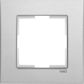 Viko 92192321 Novella Eloxal Gümüş Metal Tekli Çerçeve