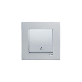 Viko 92605003 Gümüş Novella Light Anahtarı Kapağı