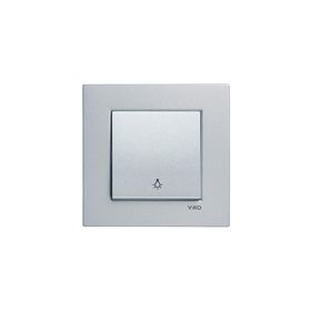 Viko 92605003 Gümüş Novella Light Anahtarı Kapağı