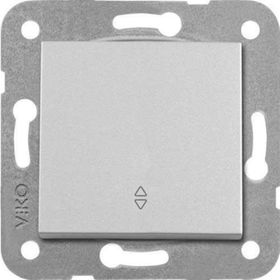 Viko 92605004 Artline Novella Gümüş Vavien Çerçevesiz Duvar Anahtarı