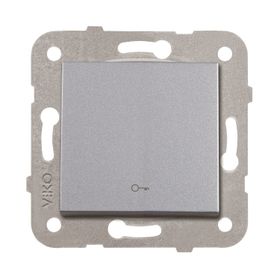 Viko 92605005 Artline Novella Gümüş Kapı Otomatiği Çerçevesiz Duvar Anahtarı