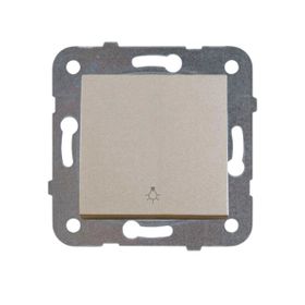 Viko 92605103 Artline Novella Saten Light Yaylı Anahtar Çerçevesiz Priz